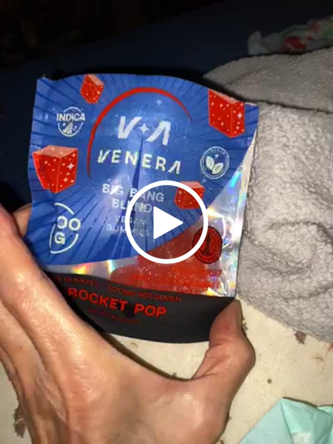 Customer video review of D9 THCP + THCA Gummies (9,000 MG)