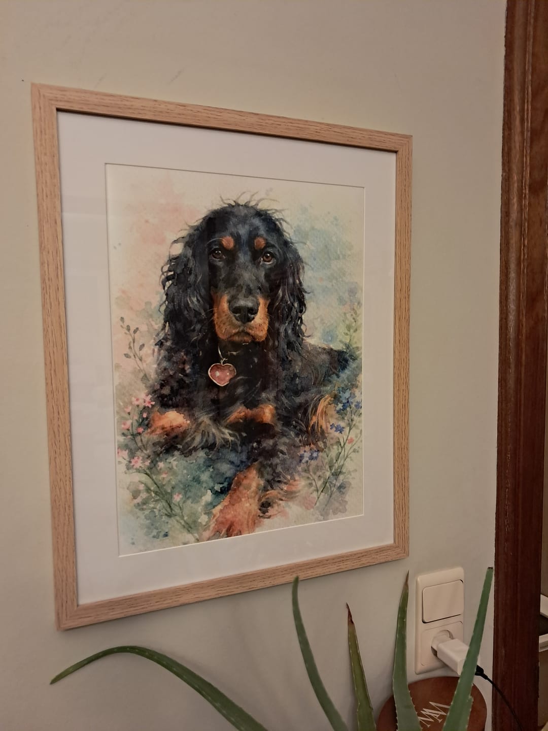 Customer photo review of Aquarelle - Poster personnalisé