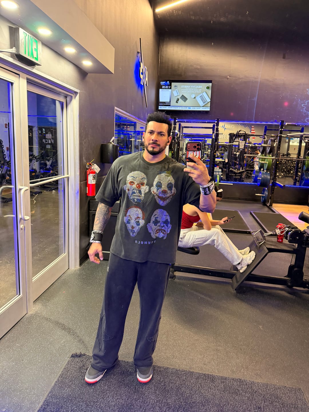 Customer photo review of 4257 - Batman Rhinestone Tees