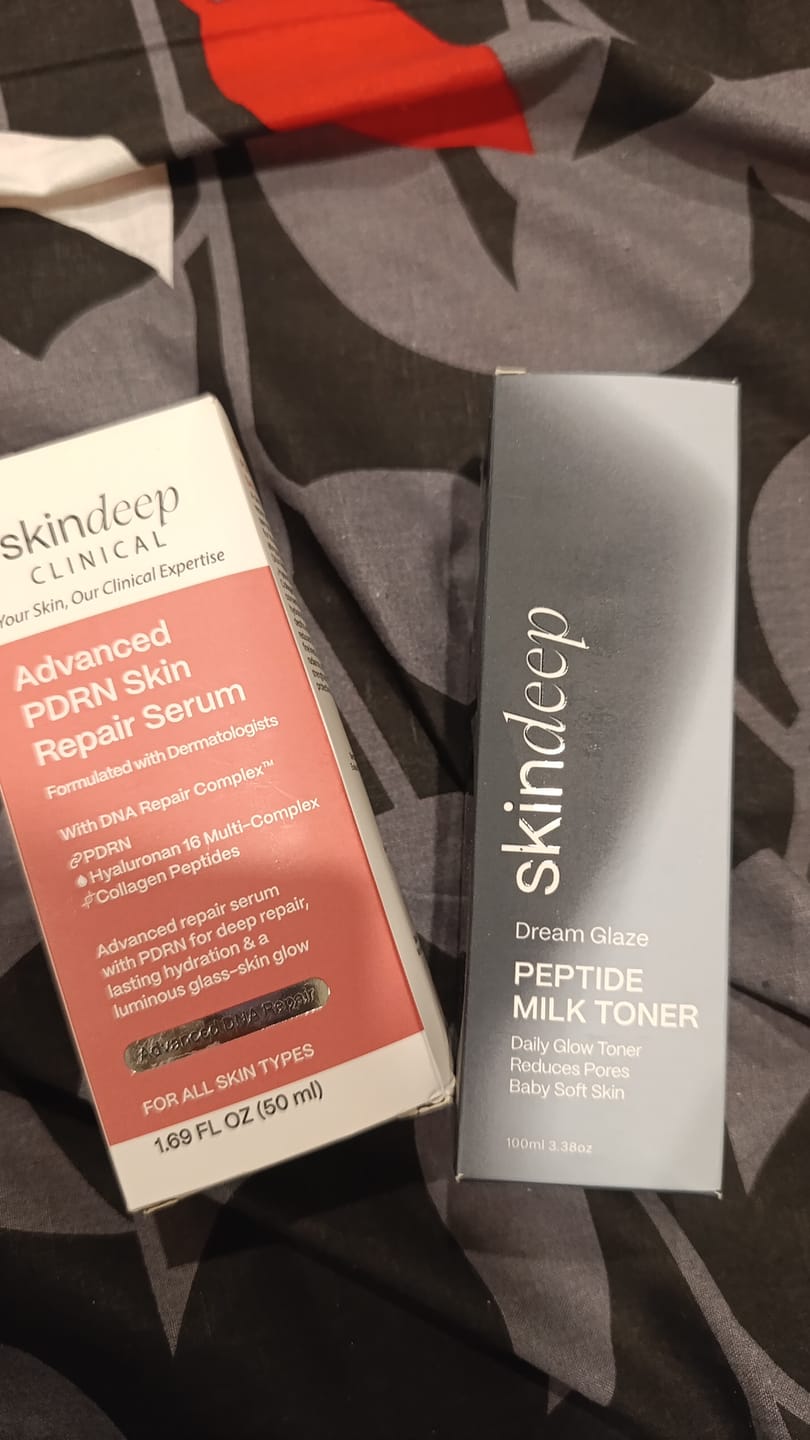 Customer photo review of Advanced PDRN Skin Repair Serum