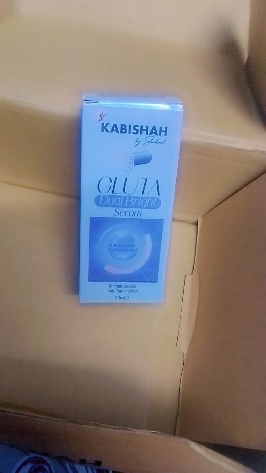 Customer photo review of Gluta Dual Bright Serum