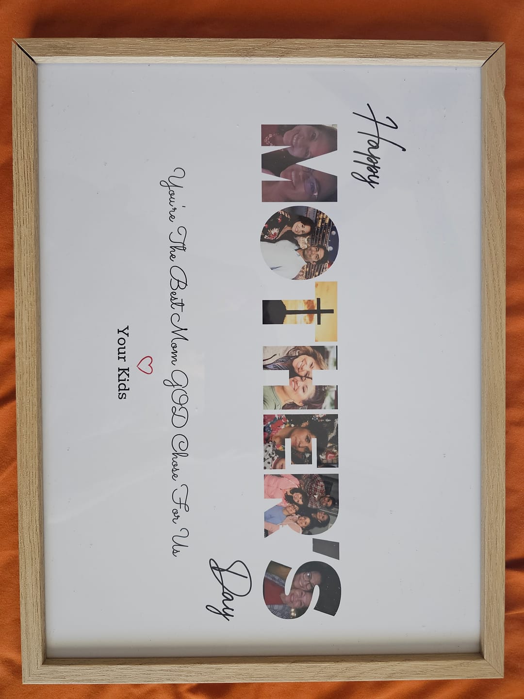 Customer photo review of Happy Mother's Day - Personalized Poster