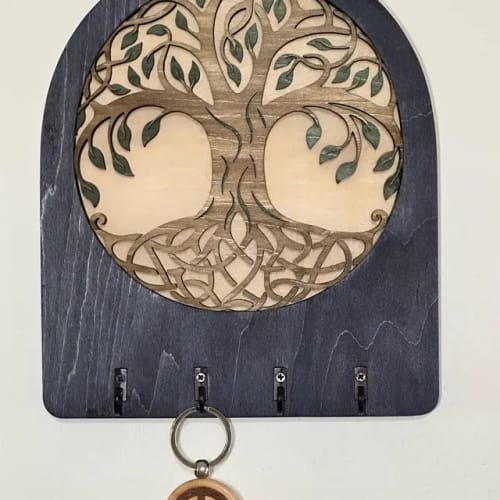 Customer photo review of Multilayer key holder 4 bundle laser cut svg file