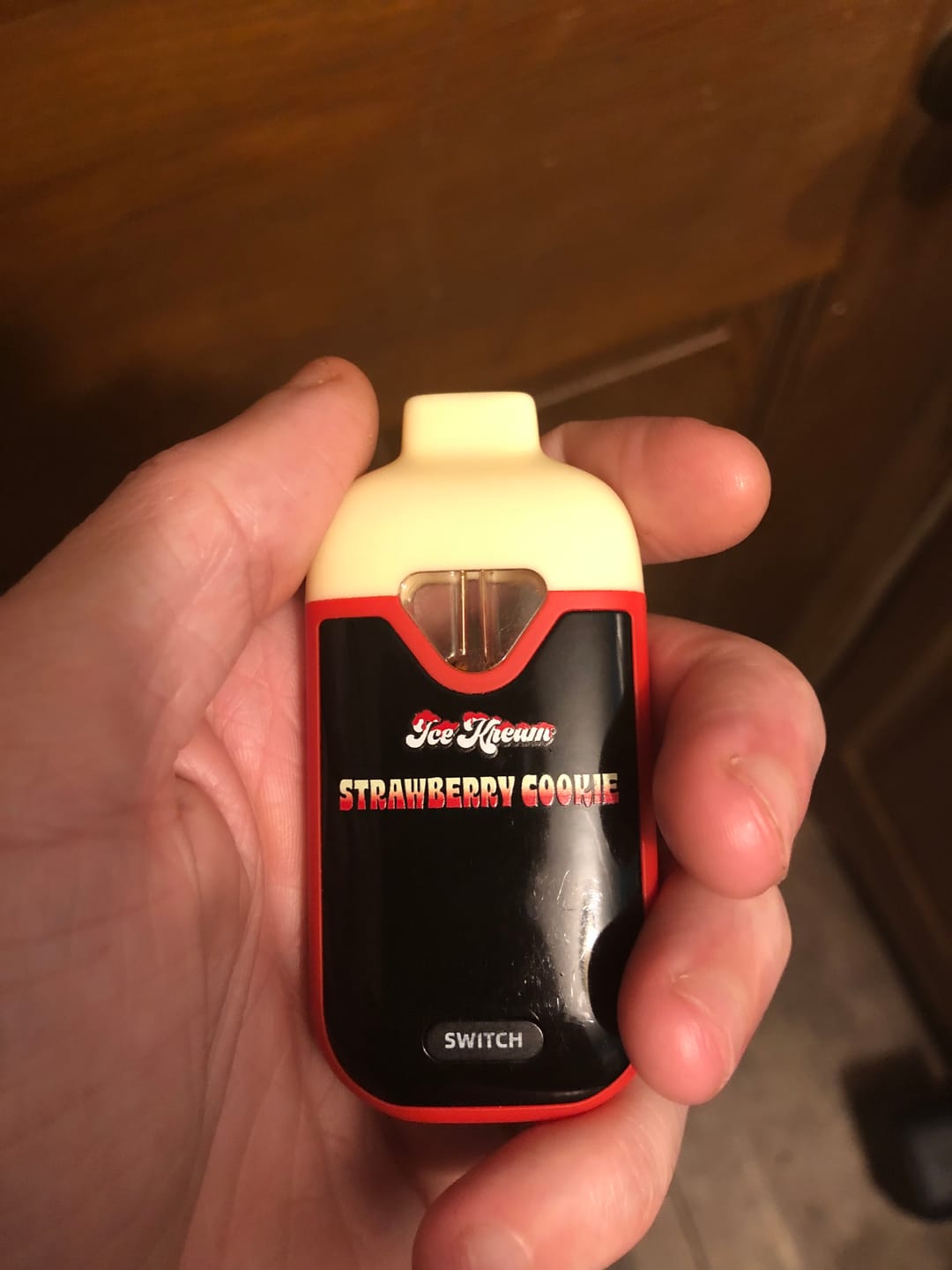 Customer photo review of Ice Kream Strawberry Cookie Trio Vape