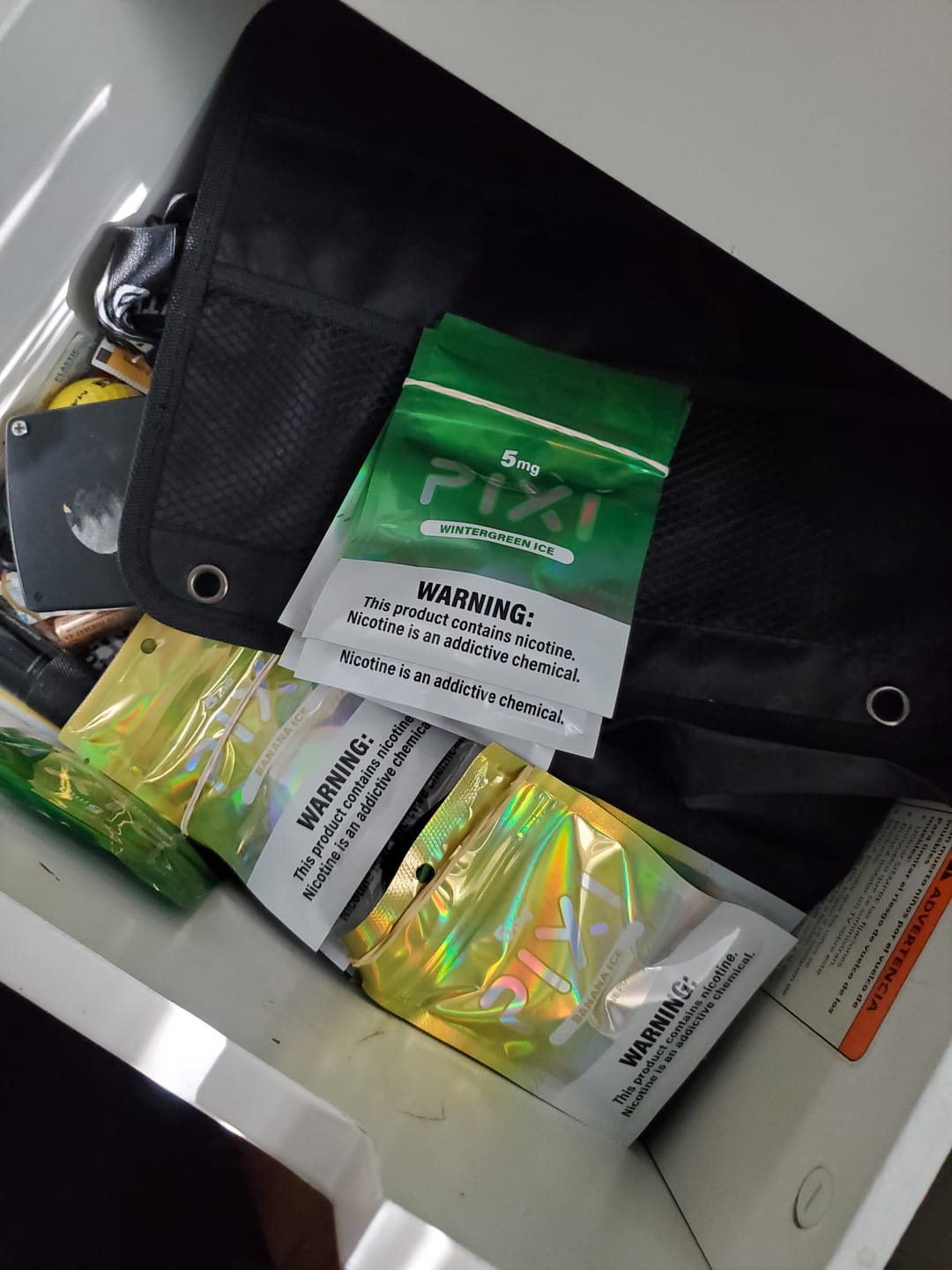 Customer photo review of Mylar Nicotine Pouches