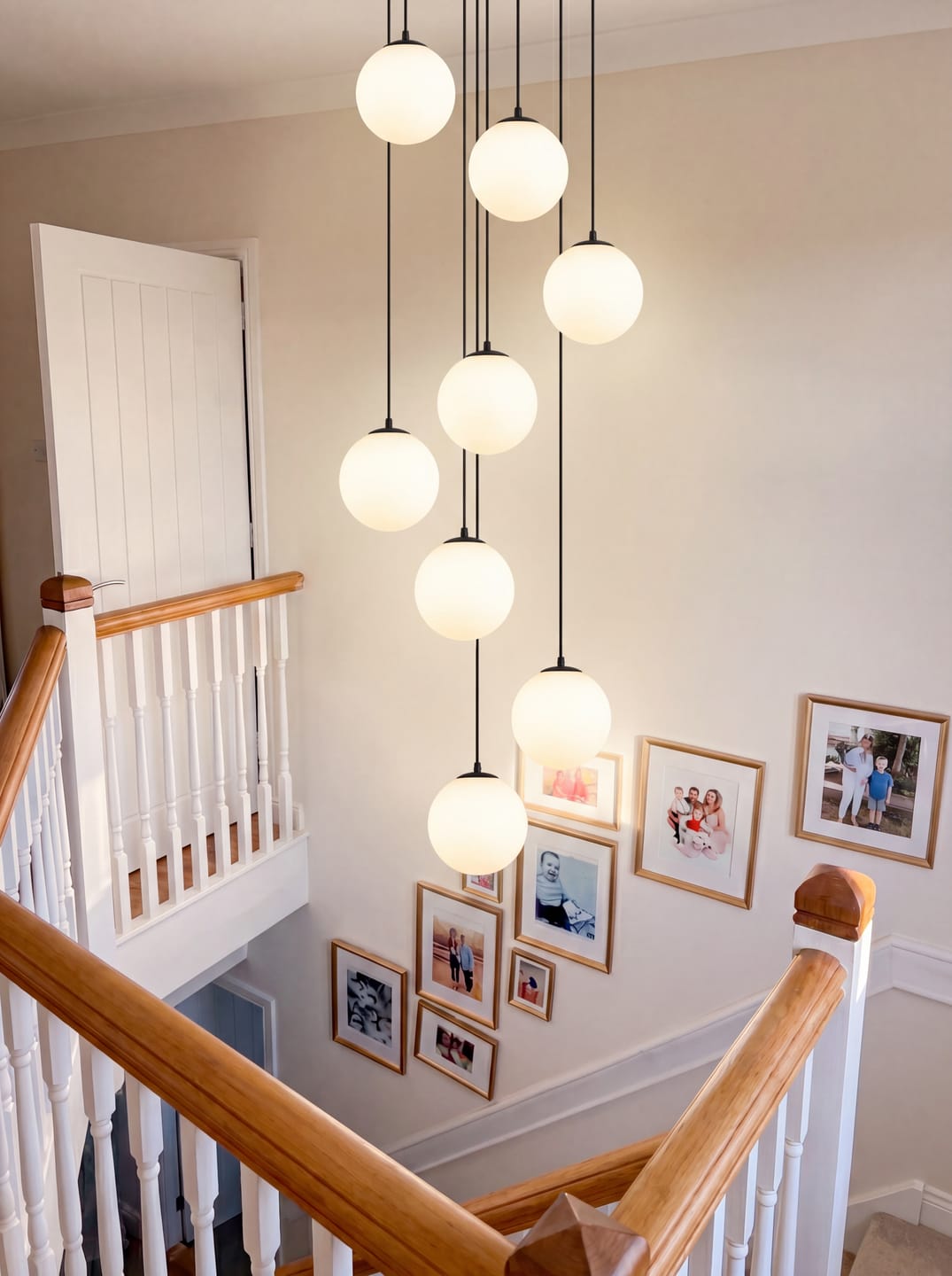 Avis client avec photo sur le lustre « Villa Staircase » de Gade