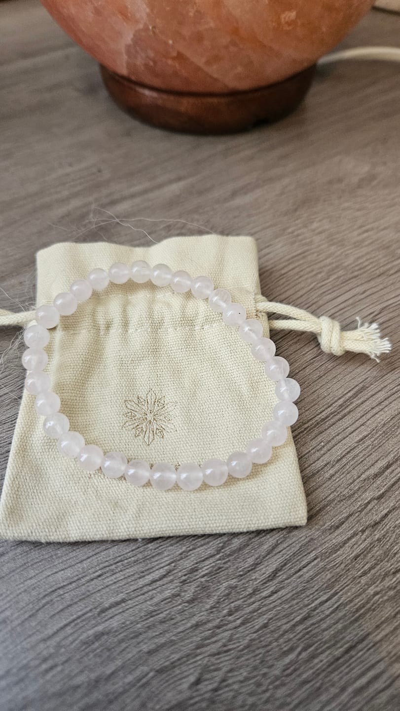 Customer photo review of Bracelet de Quartz Rose 6mm