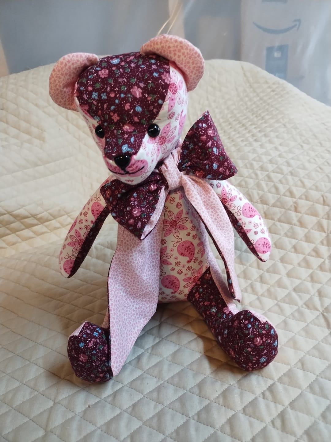 Customer photo review of Memory Bear FREE PATTERN