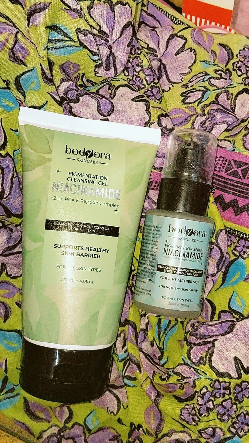 Customer photo review of Niacinamide Glow Bundle