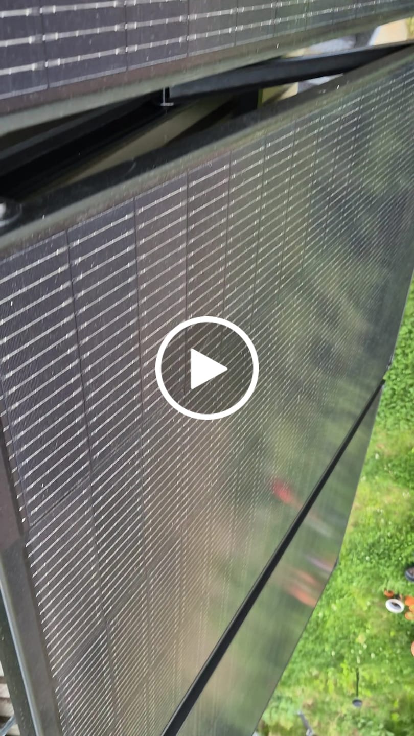 Customer video review of Ray Balkonkraftwerk 200W~1200W