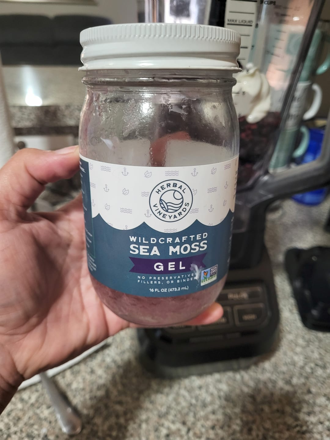 Customer photo review of 60 Day Sea Moss Gel Dynamic Duo