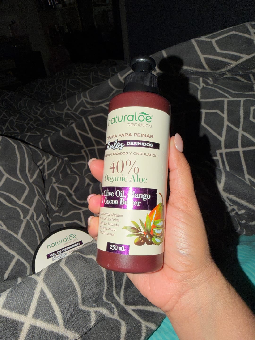 Customer photo review of Set Shampoo Rulos Definidos 350ml + Crema Peinar 250ml
