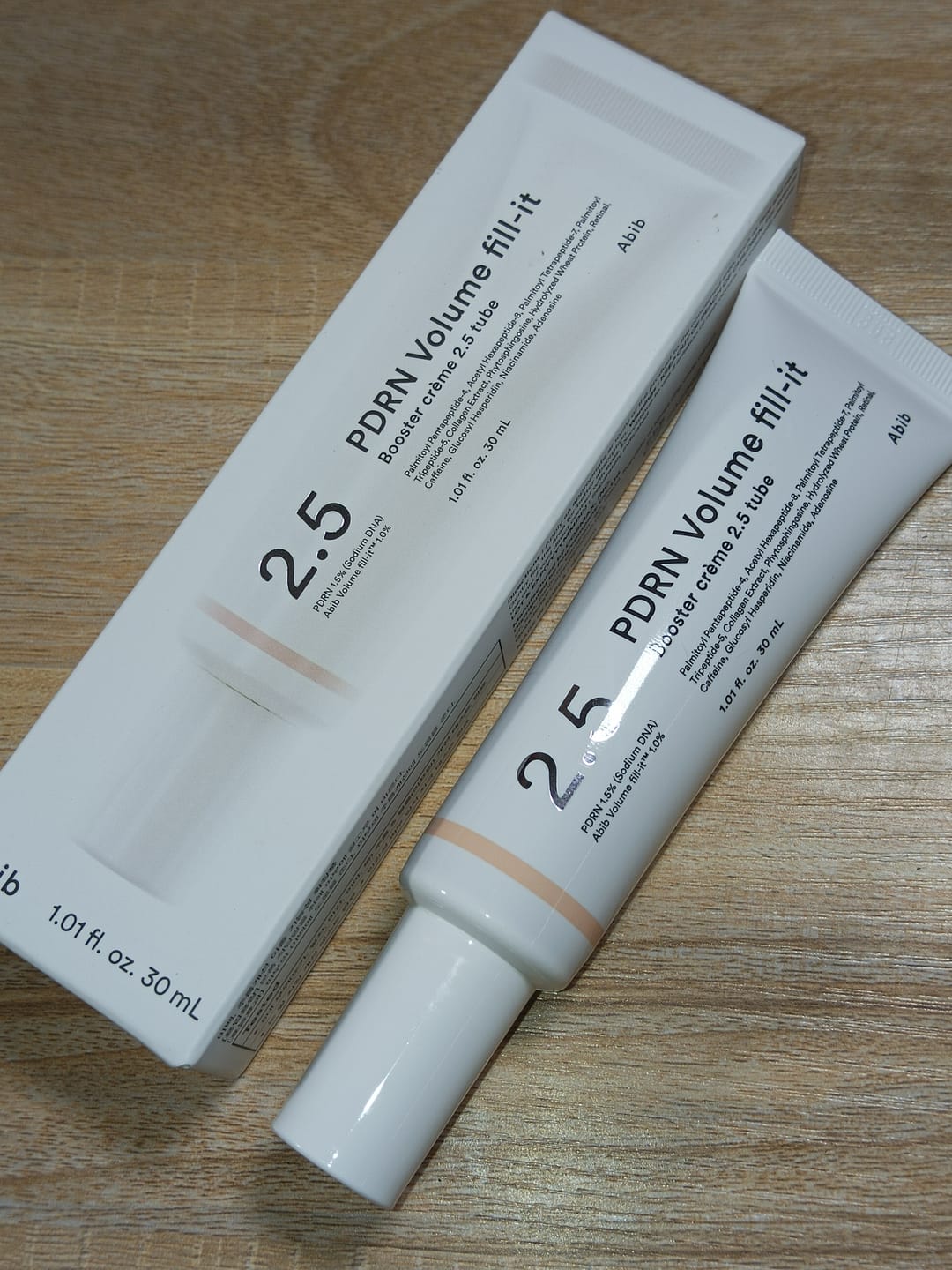 Customer photo review of PDRN Volume fill-it Booster crème 2.5 tube
