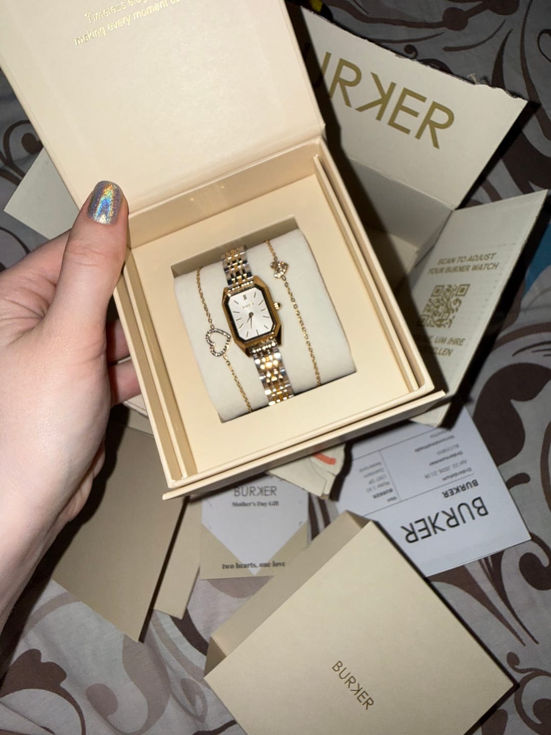 Customer photo review of Isabell Petite Gold Silver