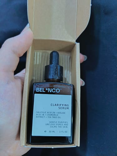 Customer photo review of CLARIFYING SERUM