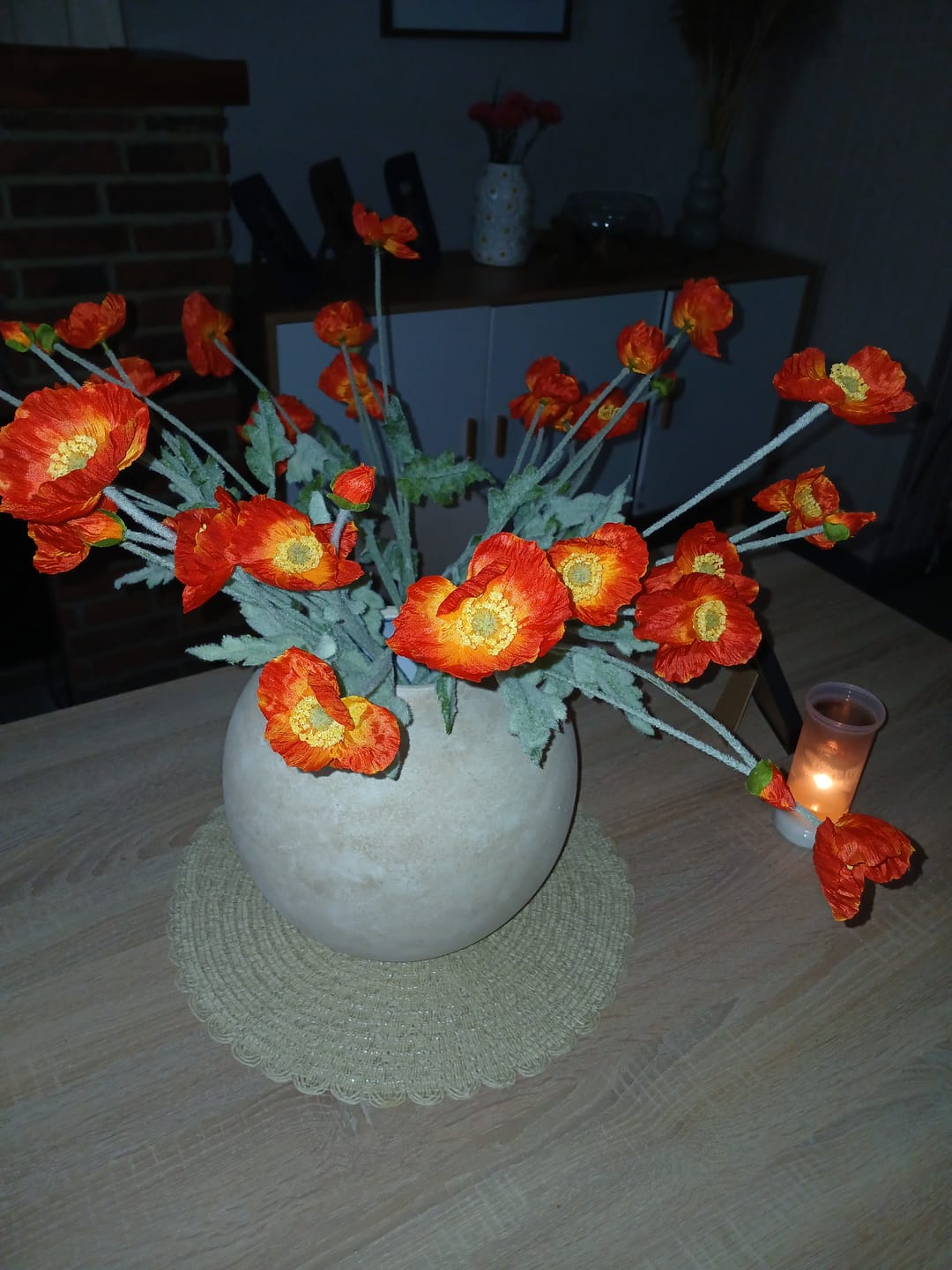 Customer photo review of Coquelicots - Orange (10 tiges)