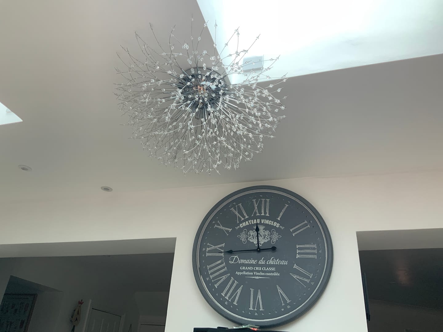Customer photo review of Modern Beaded Sputnik Flush Mount Ceiling Light