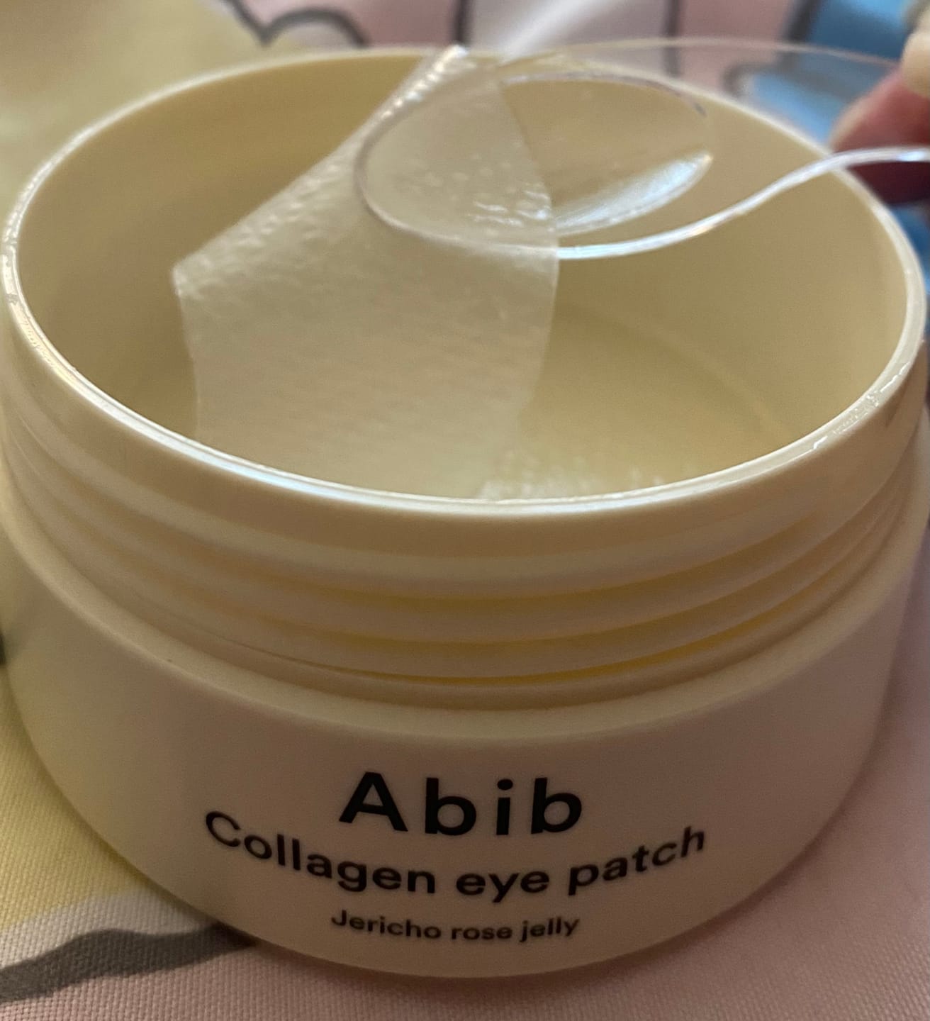 Customer photo review of Collagen eye patch Jericho rose jelly