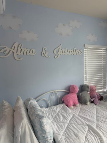 Customer photo review of Watercolor Clouds