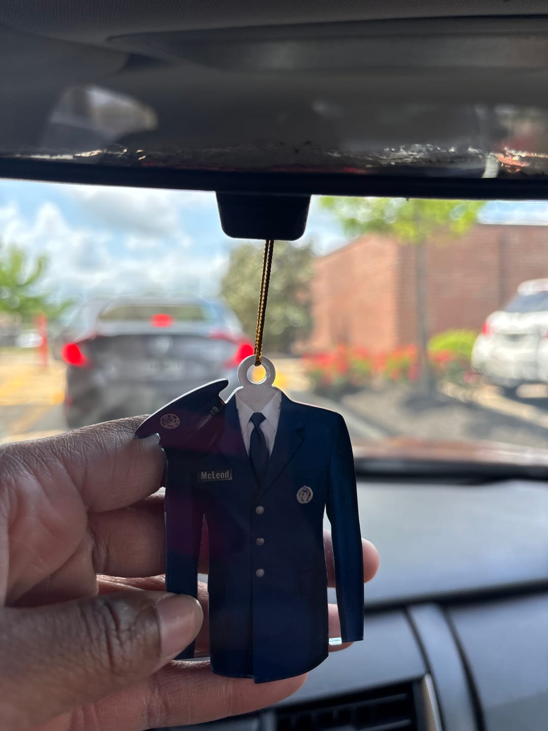 Customer photo review of Marine Army Airforce Air Force Navy Uniform Personalized Acrylic Ornament