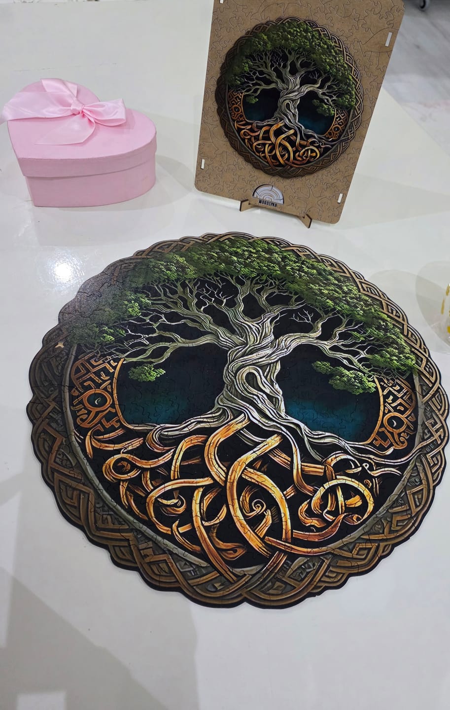 Customer photo review of Celtic Ağacı - Ahşap Puzzle