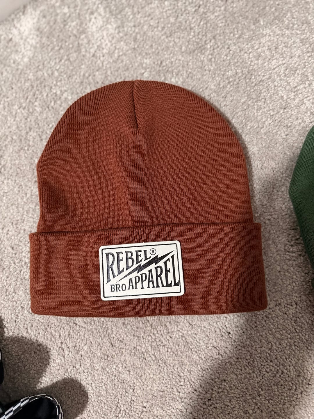 Customer photo review of Beanie in Rust