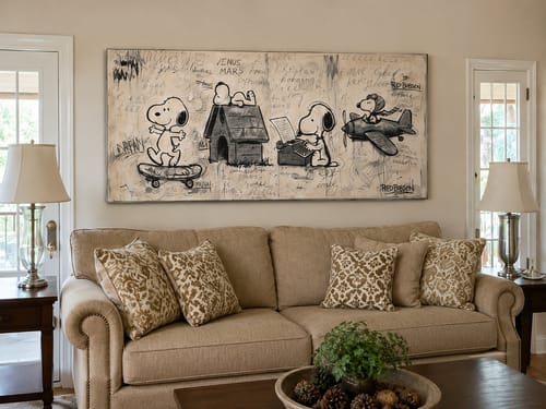 Customer review photo for Abstract Graffiti Art #CSQ027