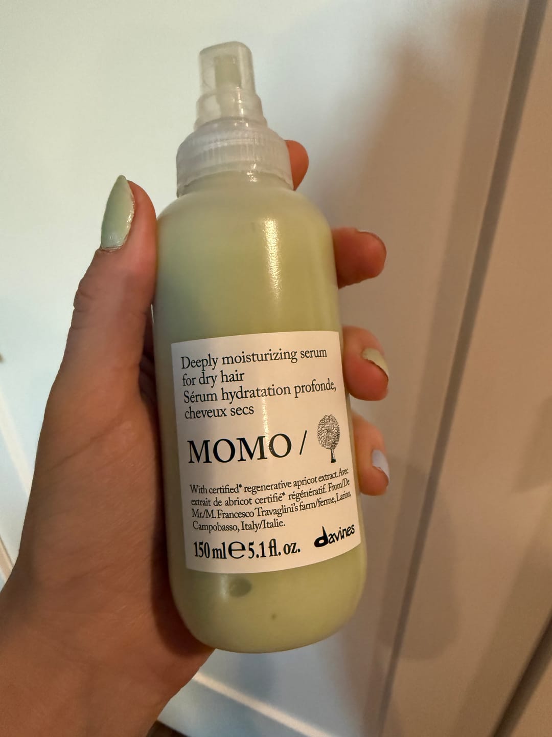 Customer photo review of MOMO Serum