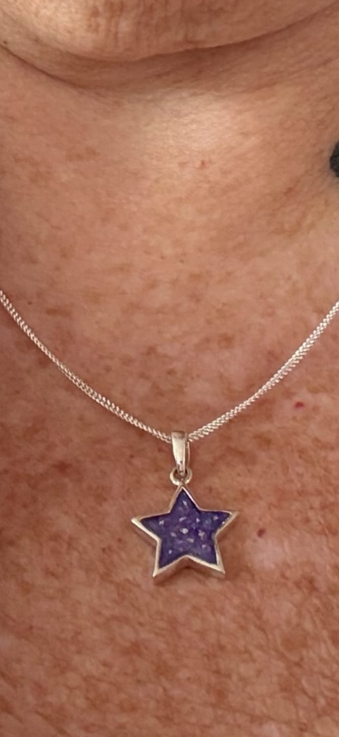 Customer photo review of Brightest Star Keepsake Pendant