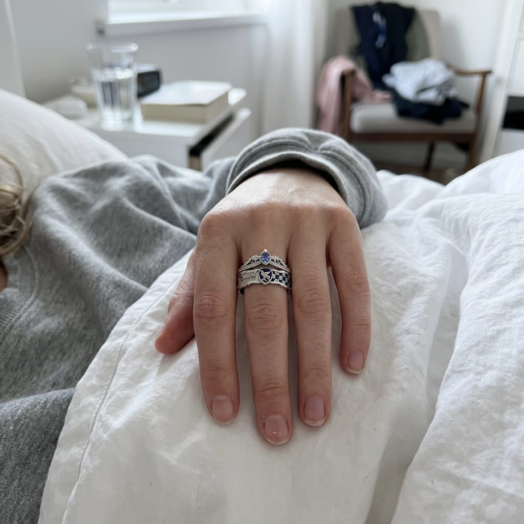 Customer photo review of Matching House Crest Ring