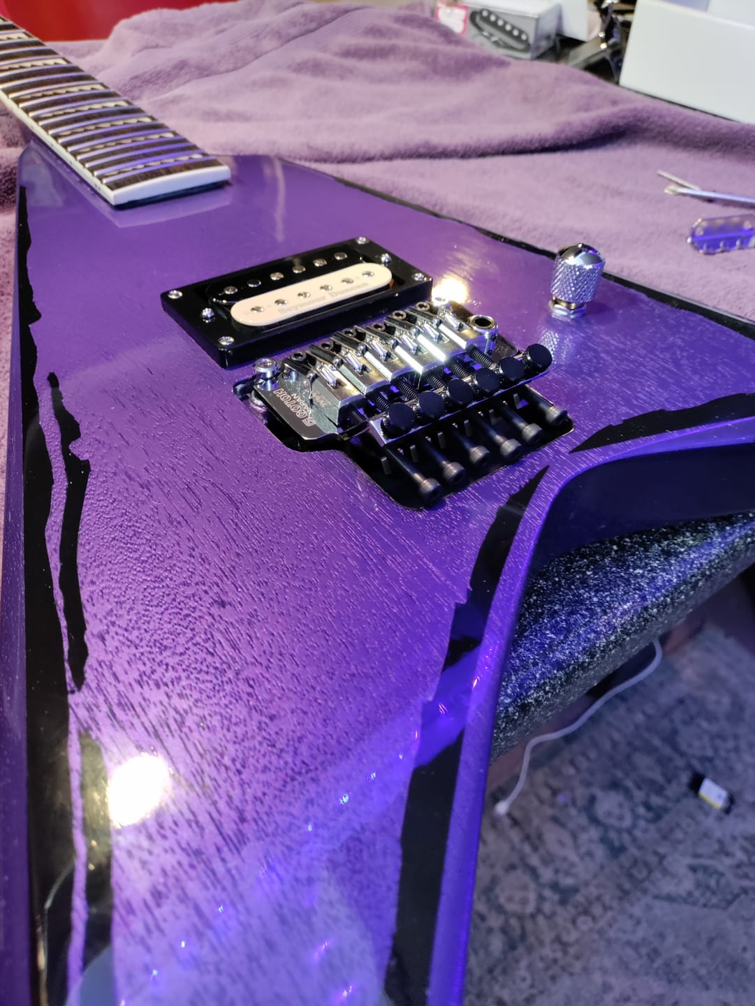 Customer photo review of Electro-Violet Spray Can Midcoat
