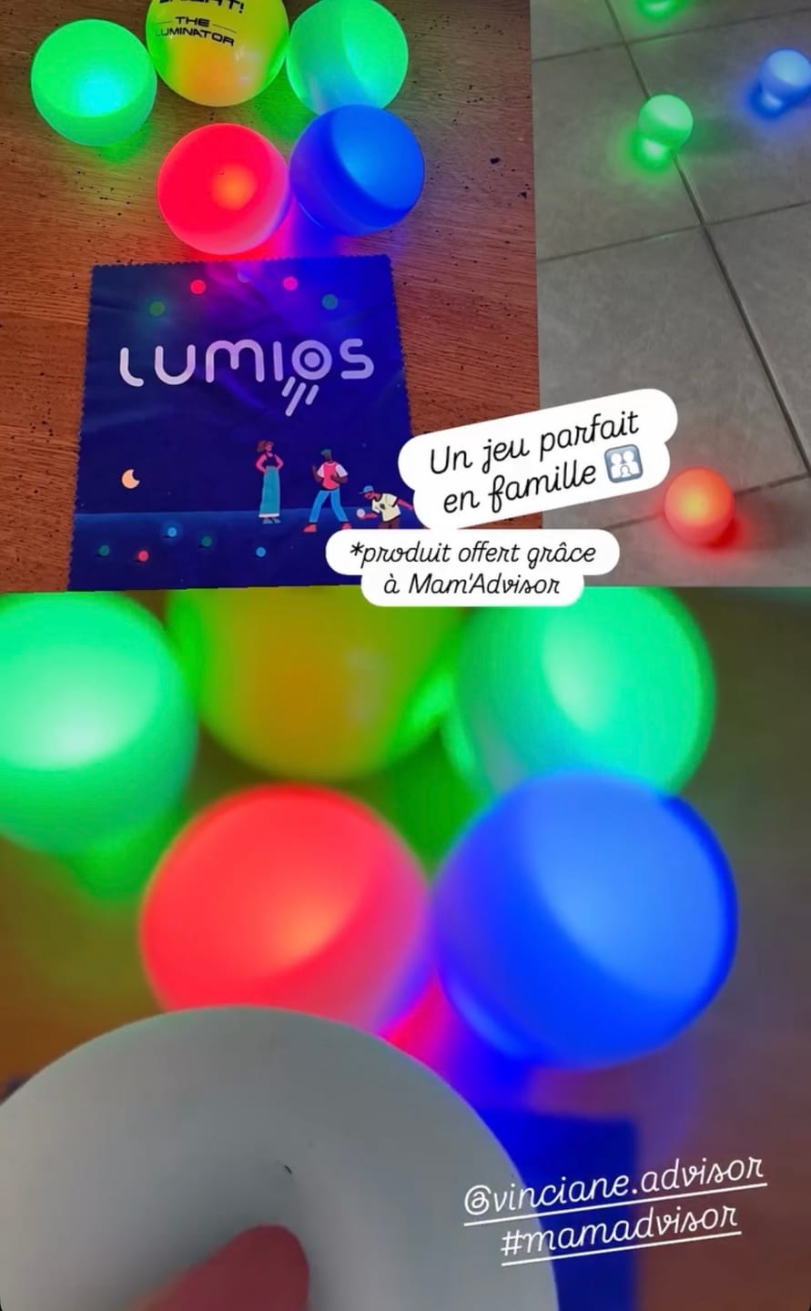 Customer photo review of LUMIOS LE JEU