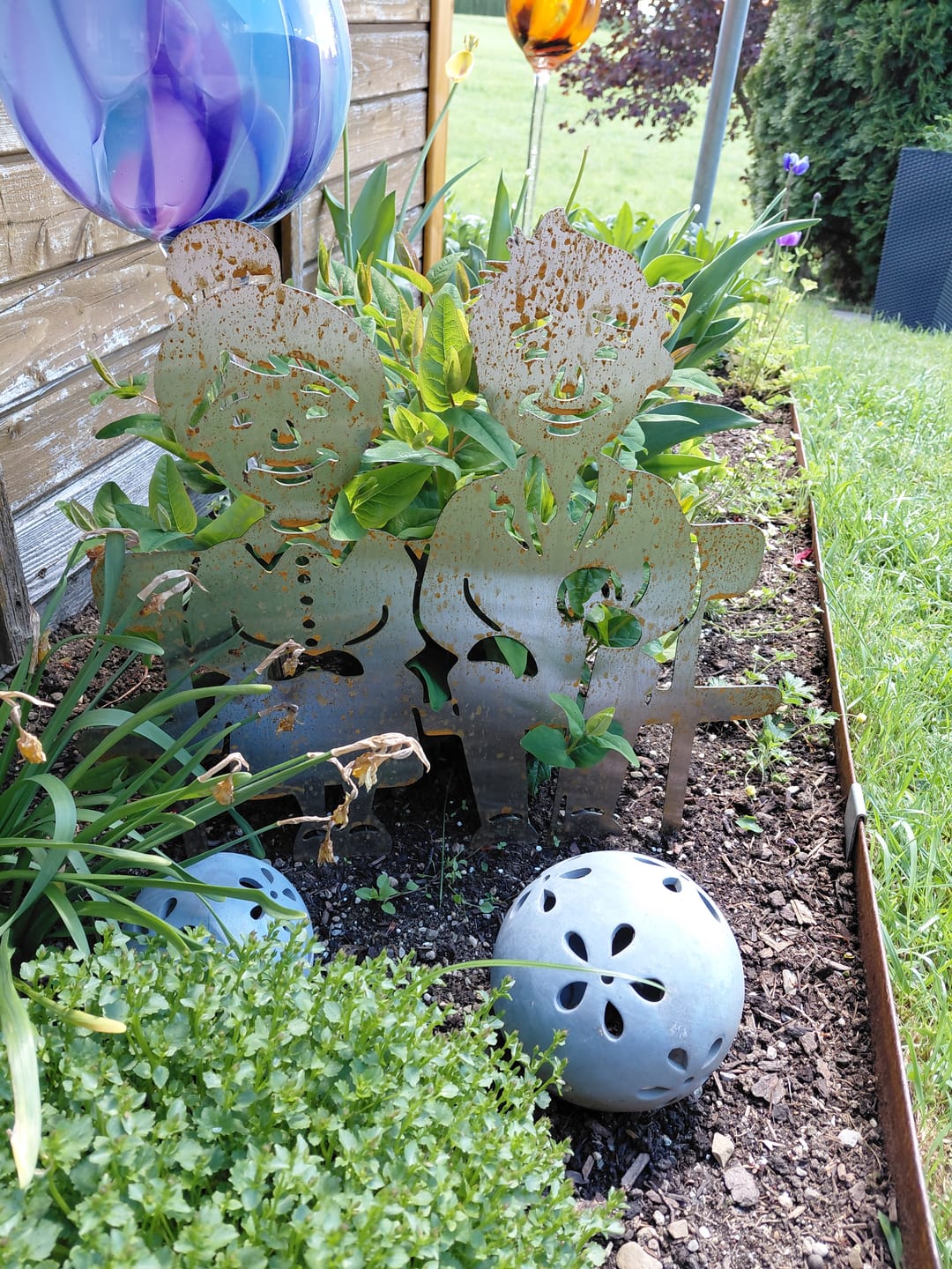 Customer photo review of Gartenstecker Oma & Opa