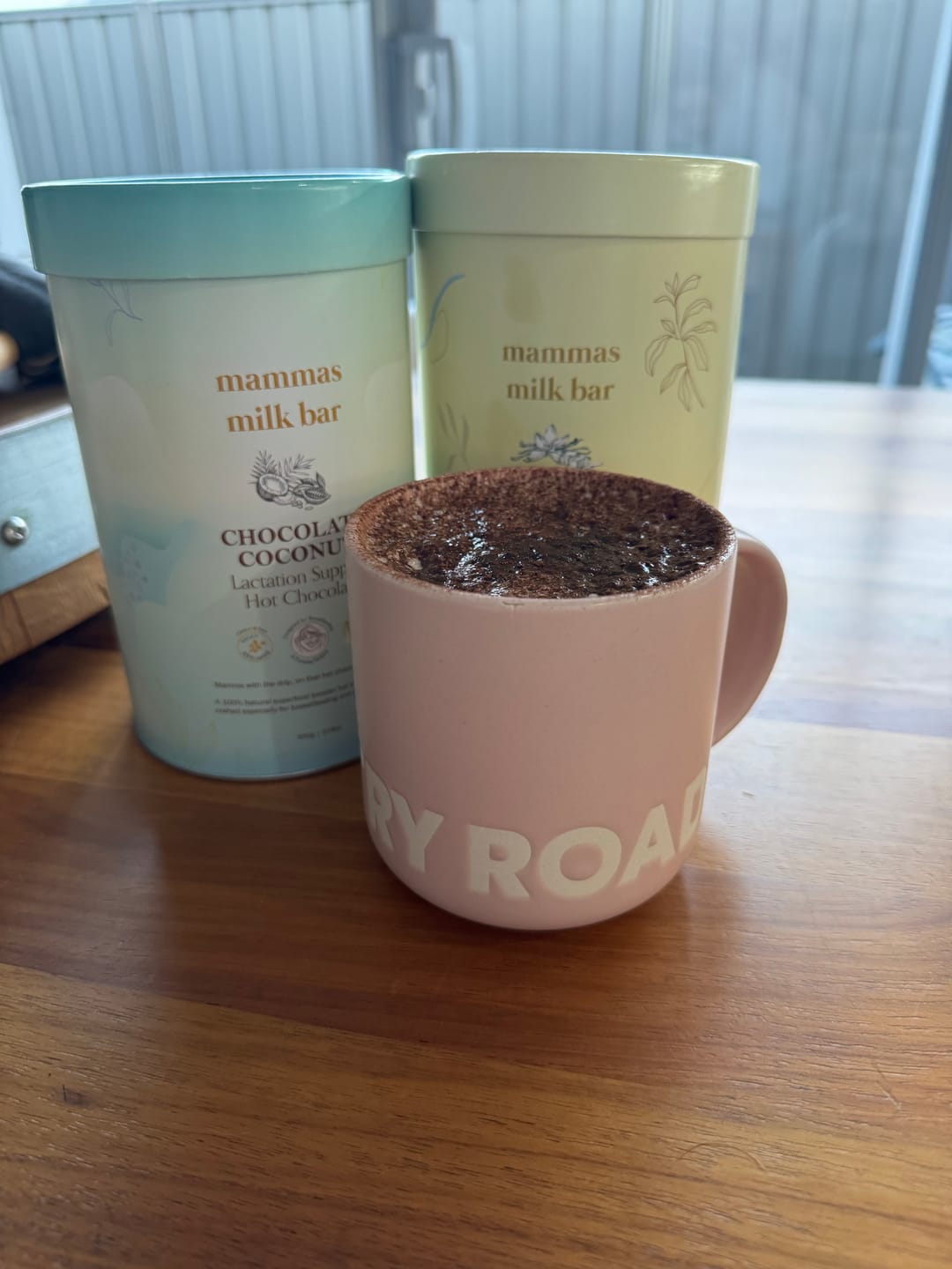 Customer photo review of Lactation Hot Chocolate - Coconut Chocolate