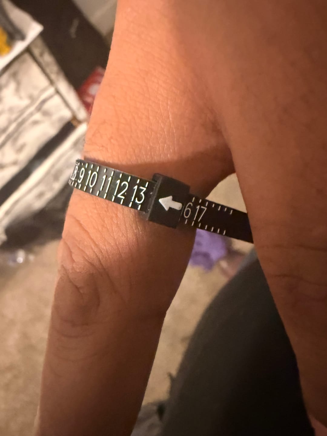 Customer photo review of FREE RING SIZER