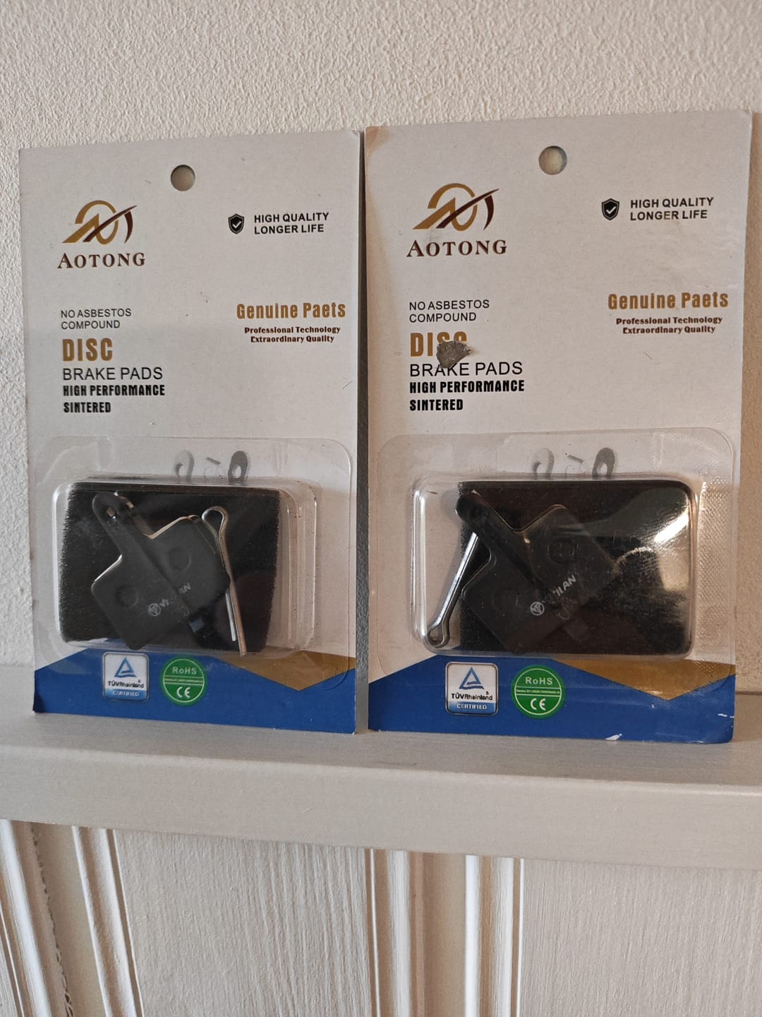 Customer photo review of Carbon Ceramic Disc Brake Pads