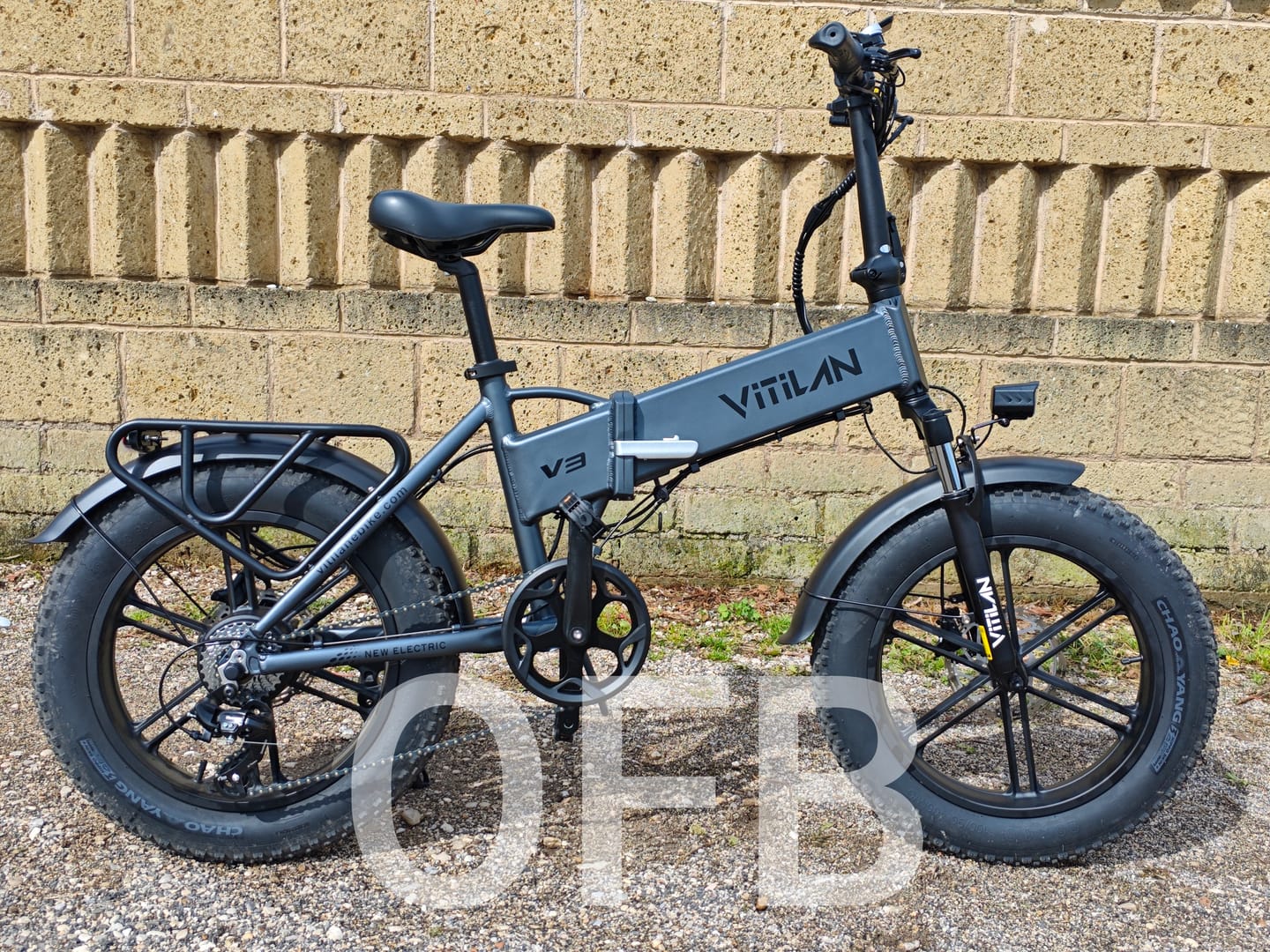 Customer photo review of V3 2.0 Folding Fat Tires Adult All Terrain Electric Bike