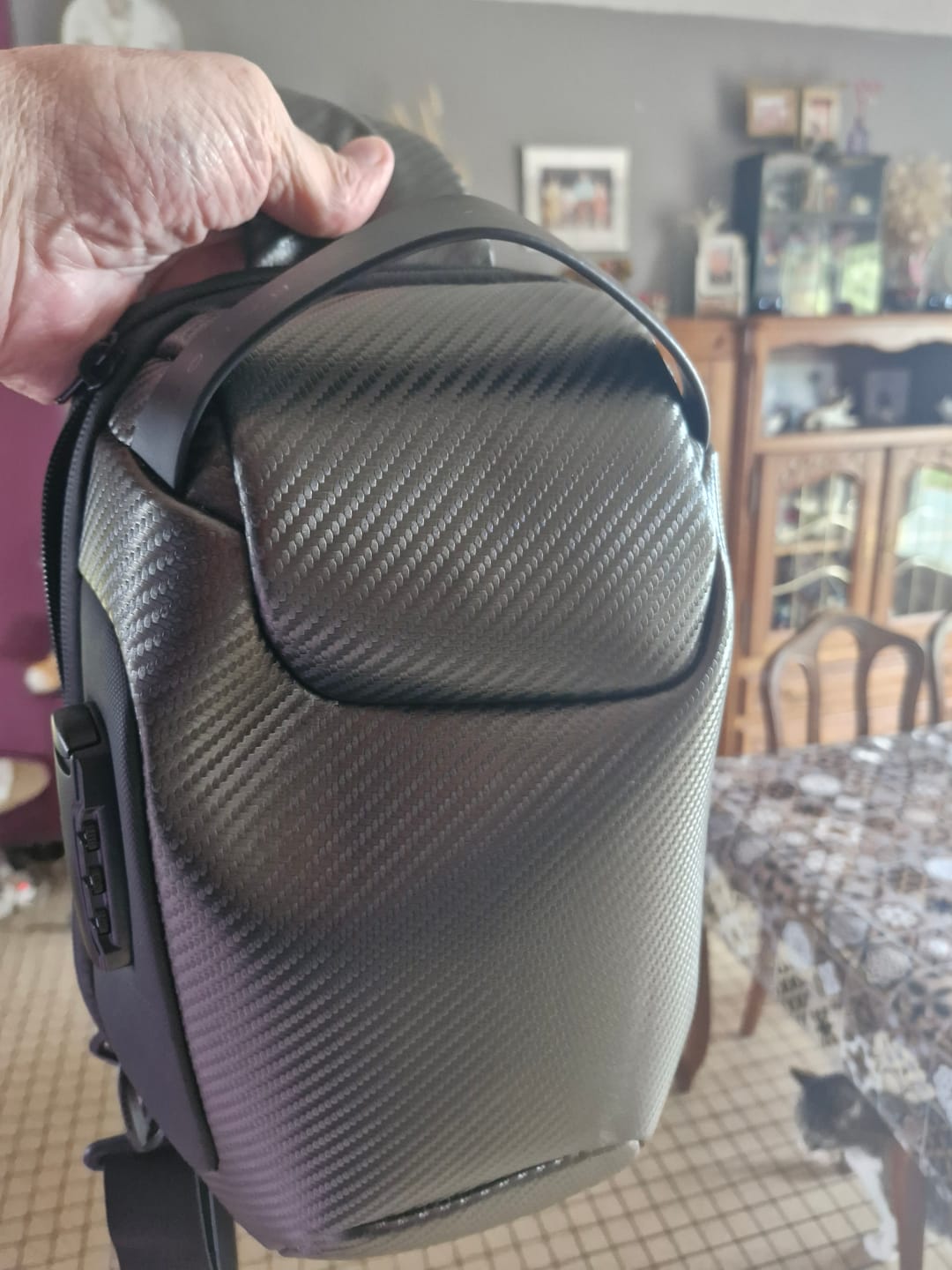 Customer photo review of Sac Bandoulière Homme