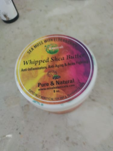 Customer photo review of Sea moss with Elderberry Whipped Shea Butter (8oz)
