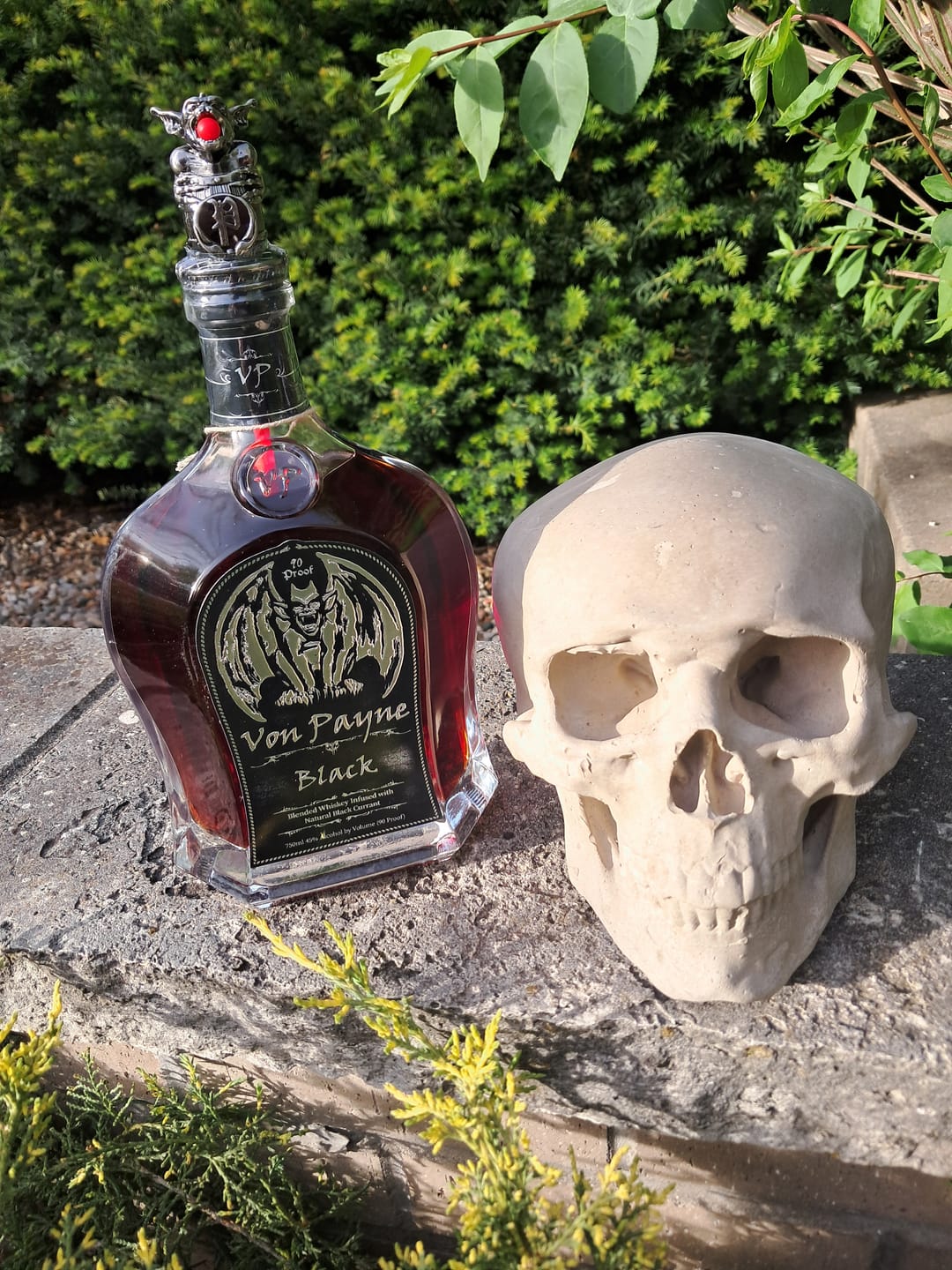Customer photo review of Von Payne Black Blended Whiskey