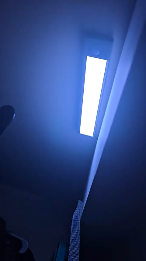 Customer photo review of RGB Under Cabinet Lighting-USB Rechargeable Adjust Brightness Color Light-Wireless Magnetic Portable Under Cabinet Linghts-Motion Sensor Color Changing Light for Party