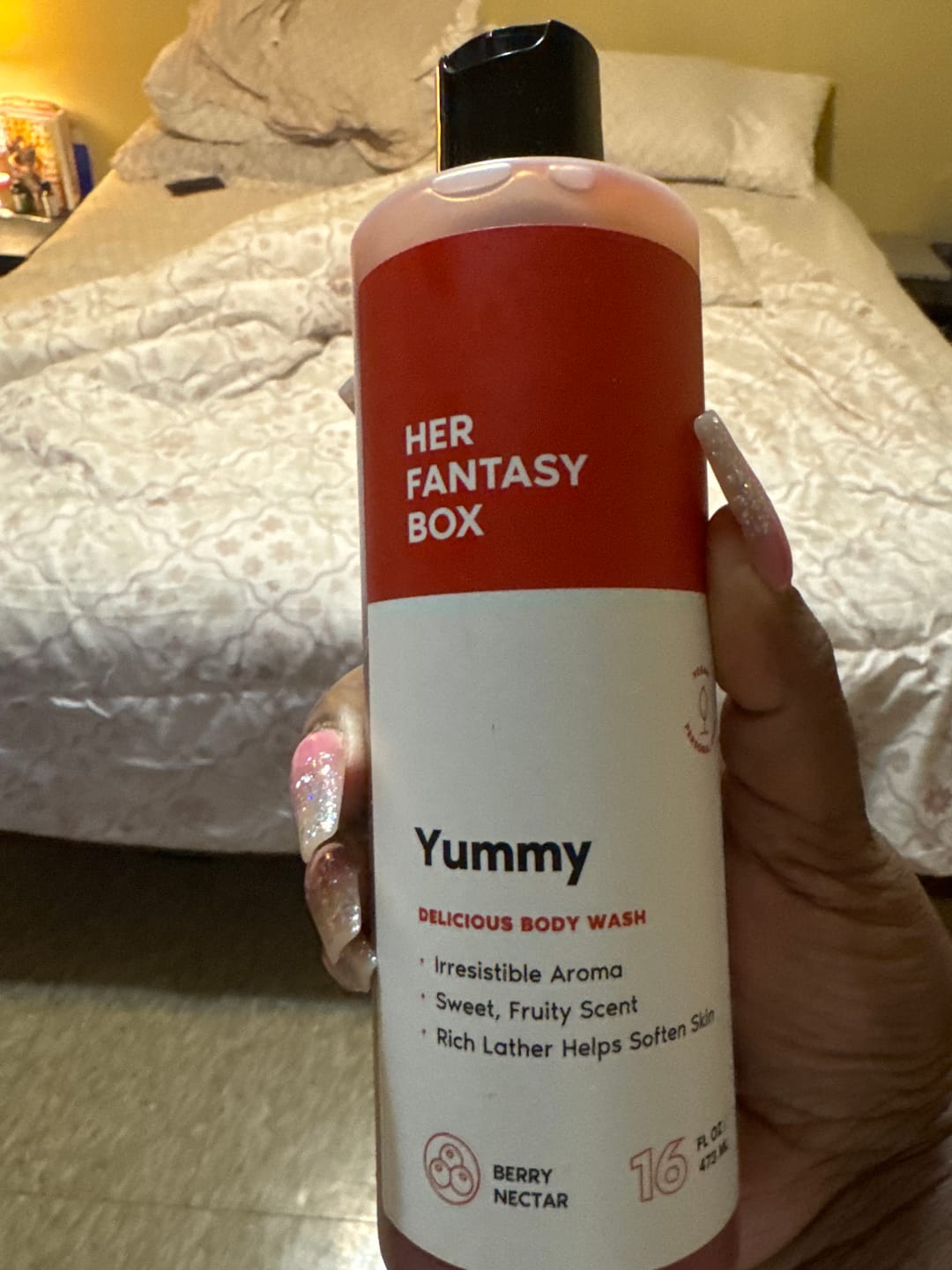 Customer photo review of Yummy Organic Body Wash - Hydrating & Juicy Daily Use