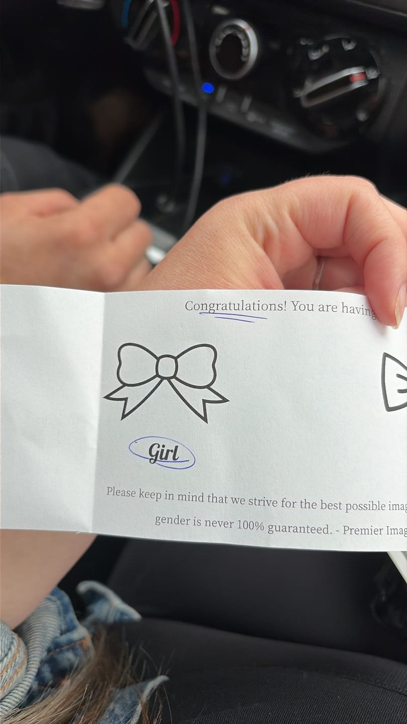 Customer photo review of EarlyReveal Tap DNA Gender Test Over 99% Accurate | Painless & Needle Free