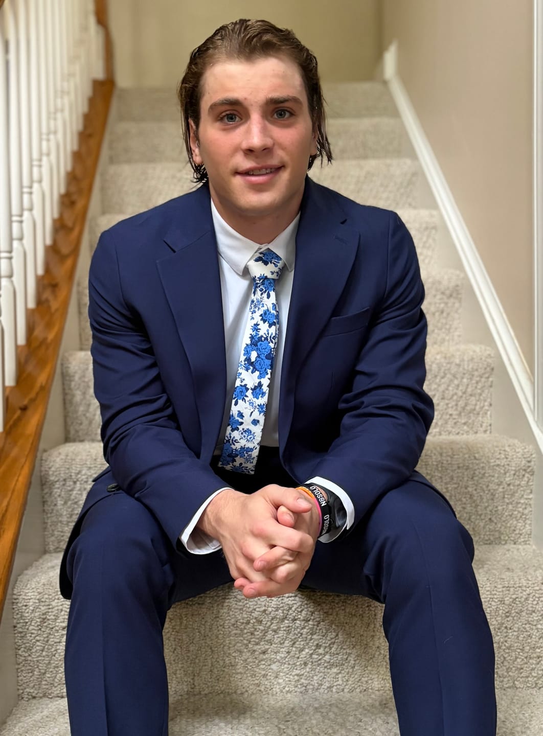 Customer photo review of Blue and Bright - Tie