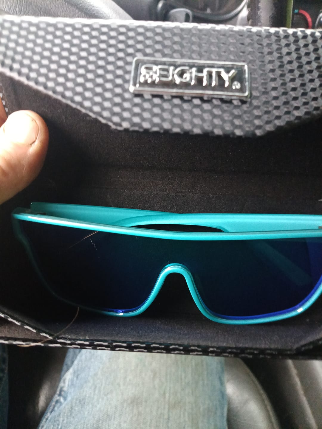 Customer photo review of 80Eighty® Polarized Bay Sunglasses