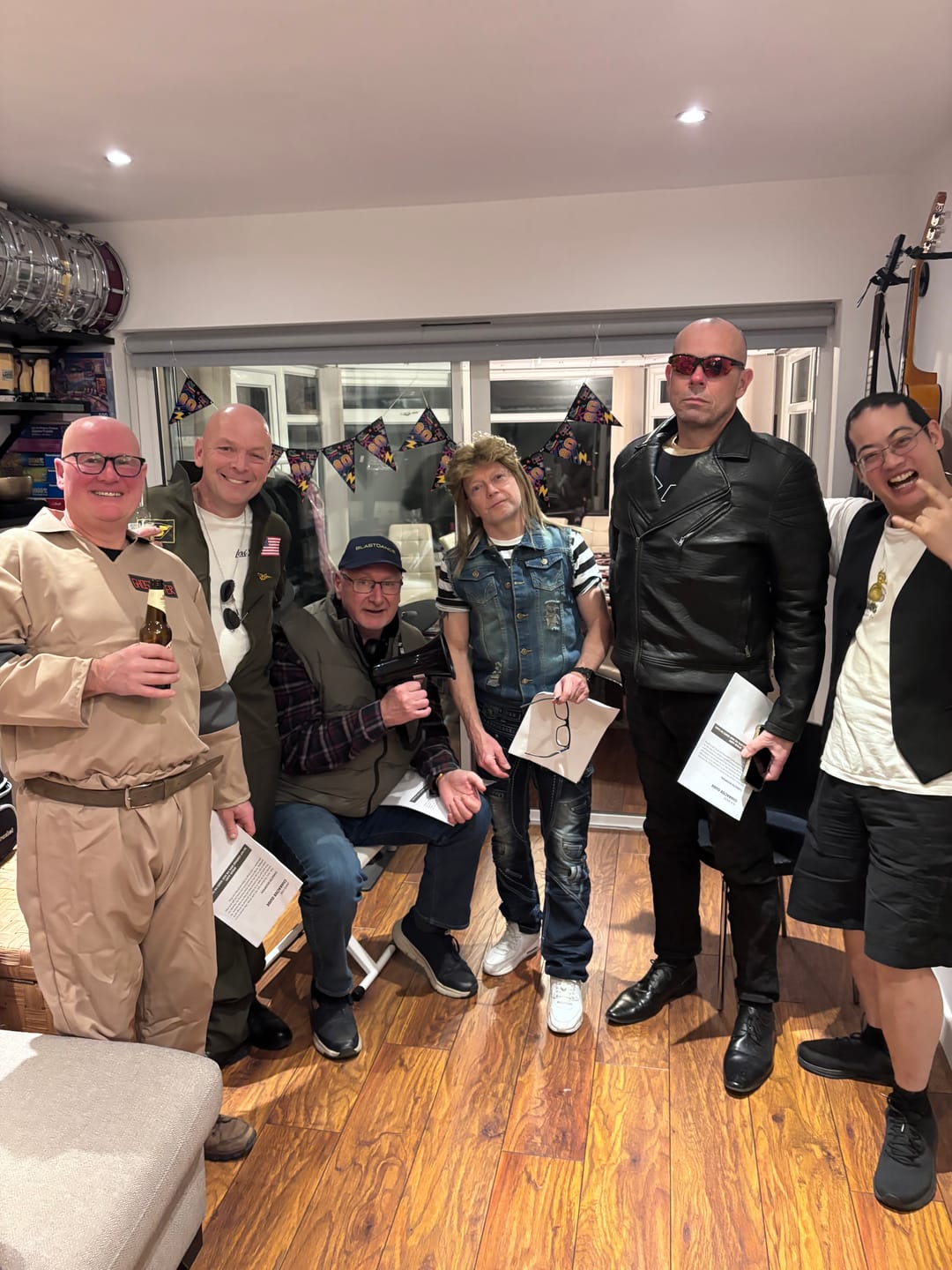 Customer photo review of 1980s Murder Mystery Game Kit
