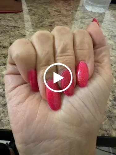Customer video review of Gotti Nails #75G Gel Color - Don't Care, So There!