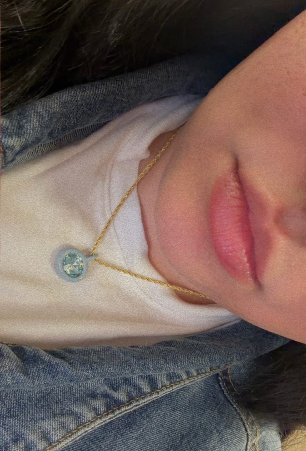 Customer photo review of The Birthstone Charm