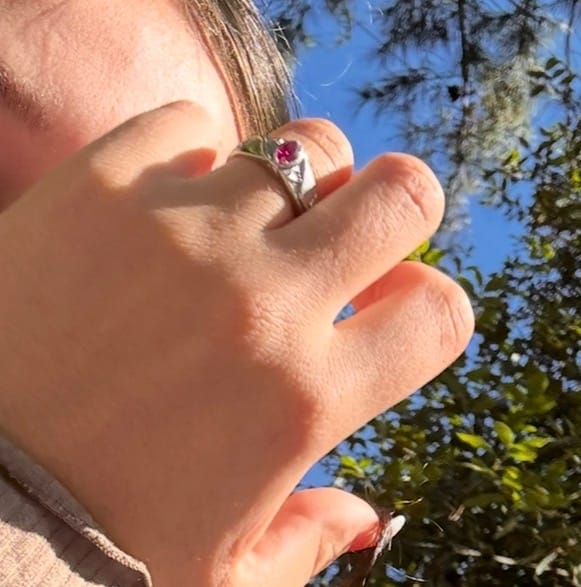 Customer photo review of BIRTHSTONE RINGS