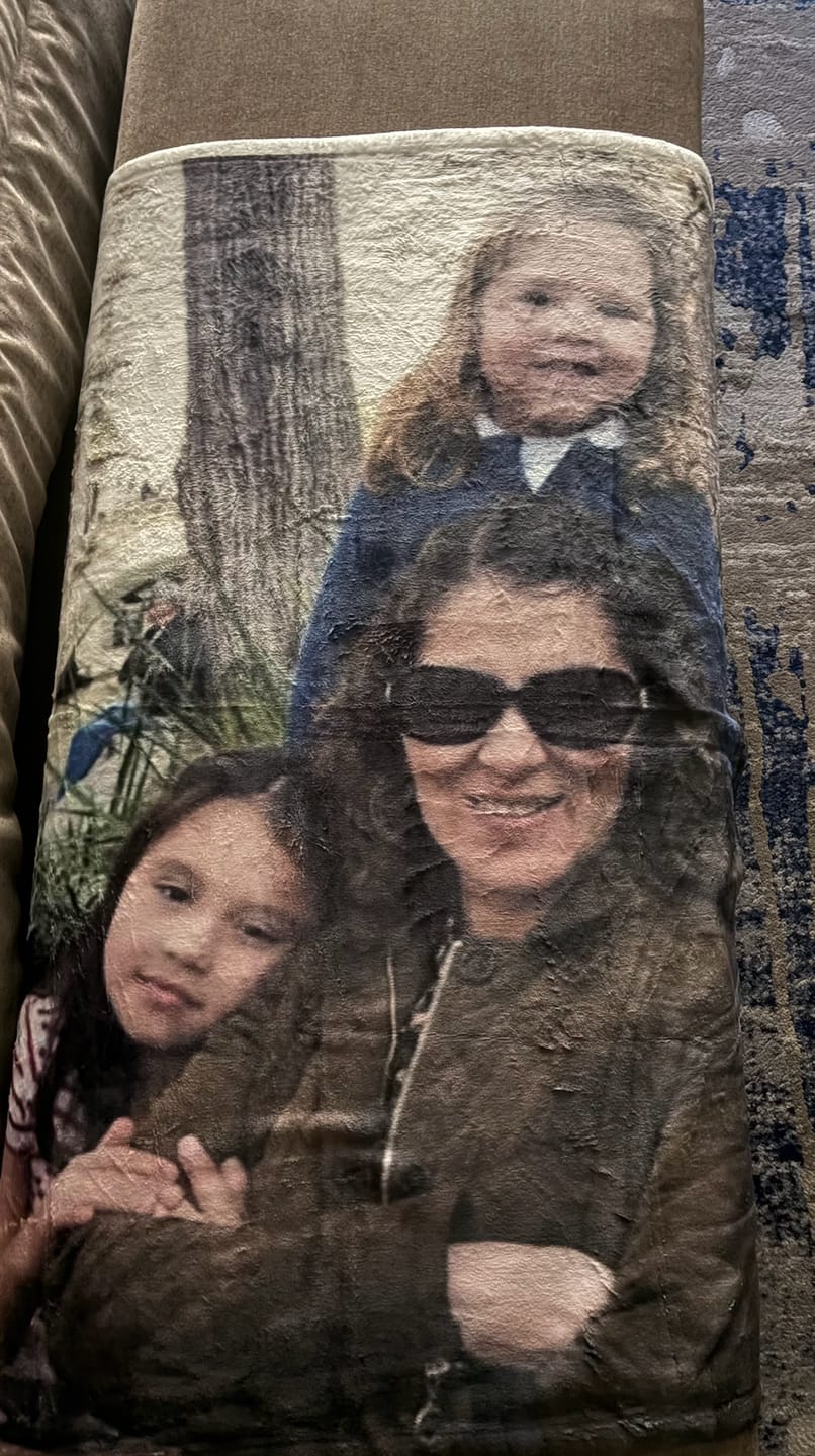 Customer photo review of Cobija frazada personalizable